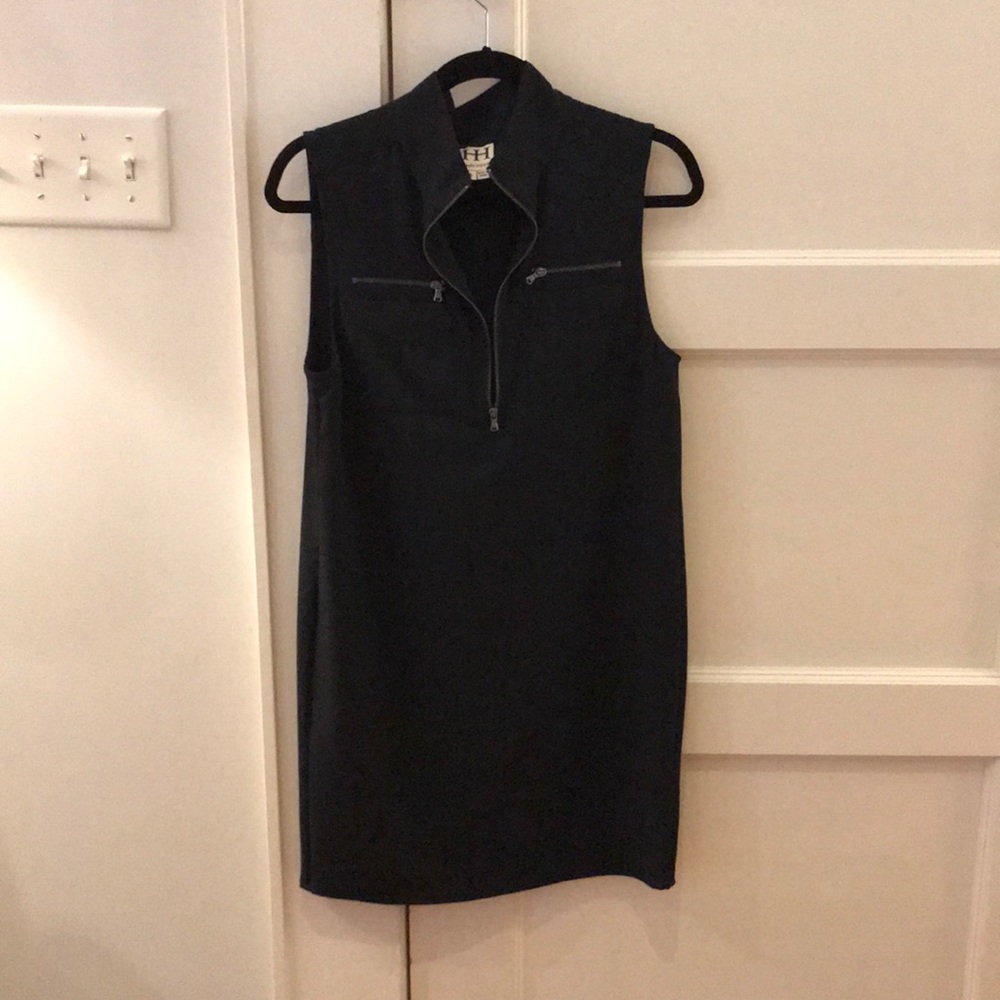 Black Collared Dress